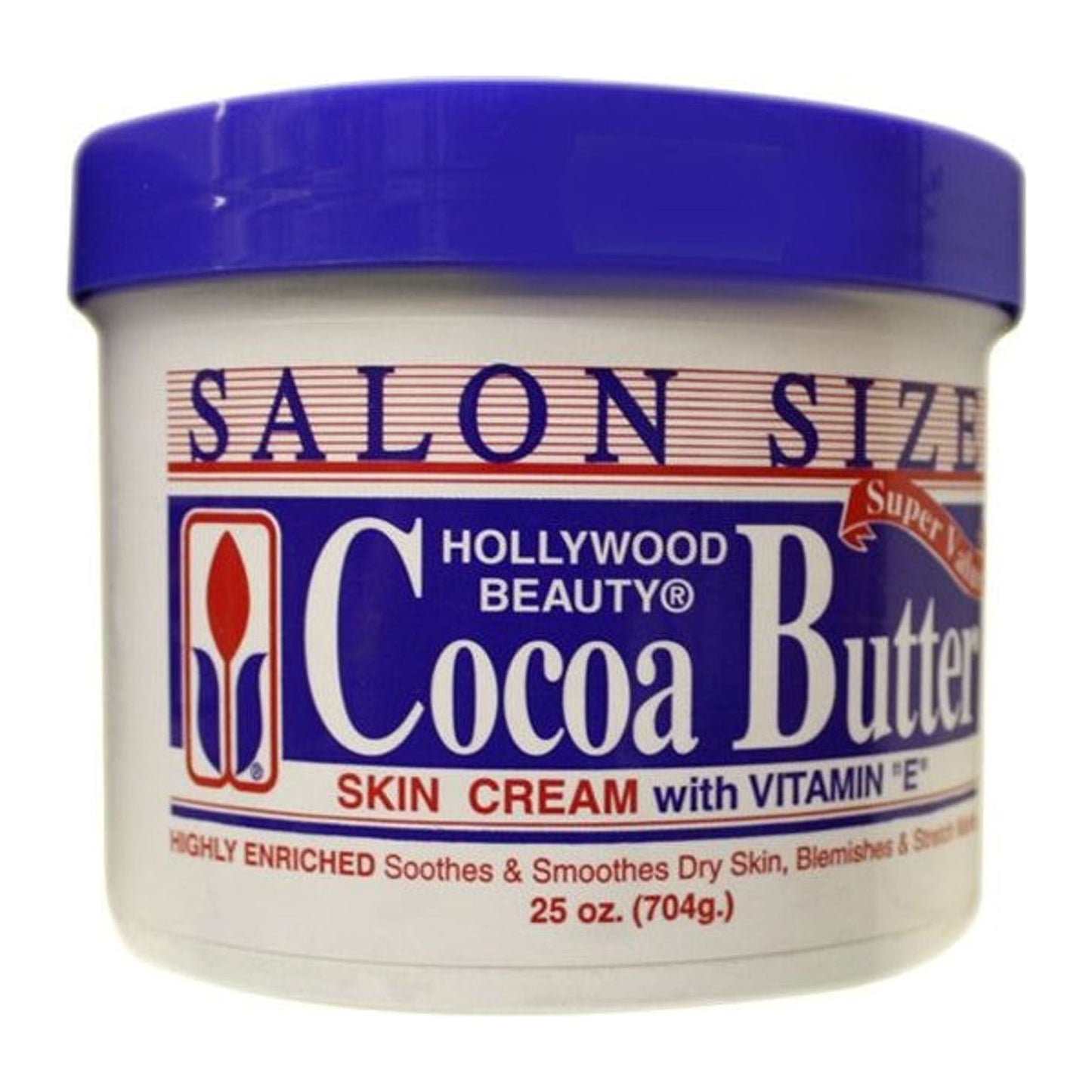 Hollywood Beauty Cocoa Butter Skin Creme with Vitamin E in a 708g tub
