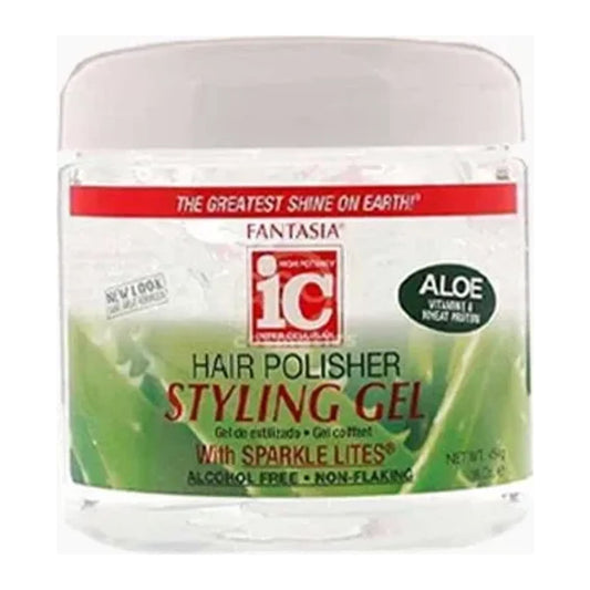 IC Fantasia Hair Polisher Styling Gel with Sparkle Lites 20oz (454g) tub