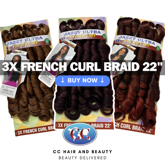 Jazzy Ultra 3D 3X French Curl Braids 22 inch