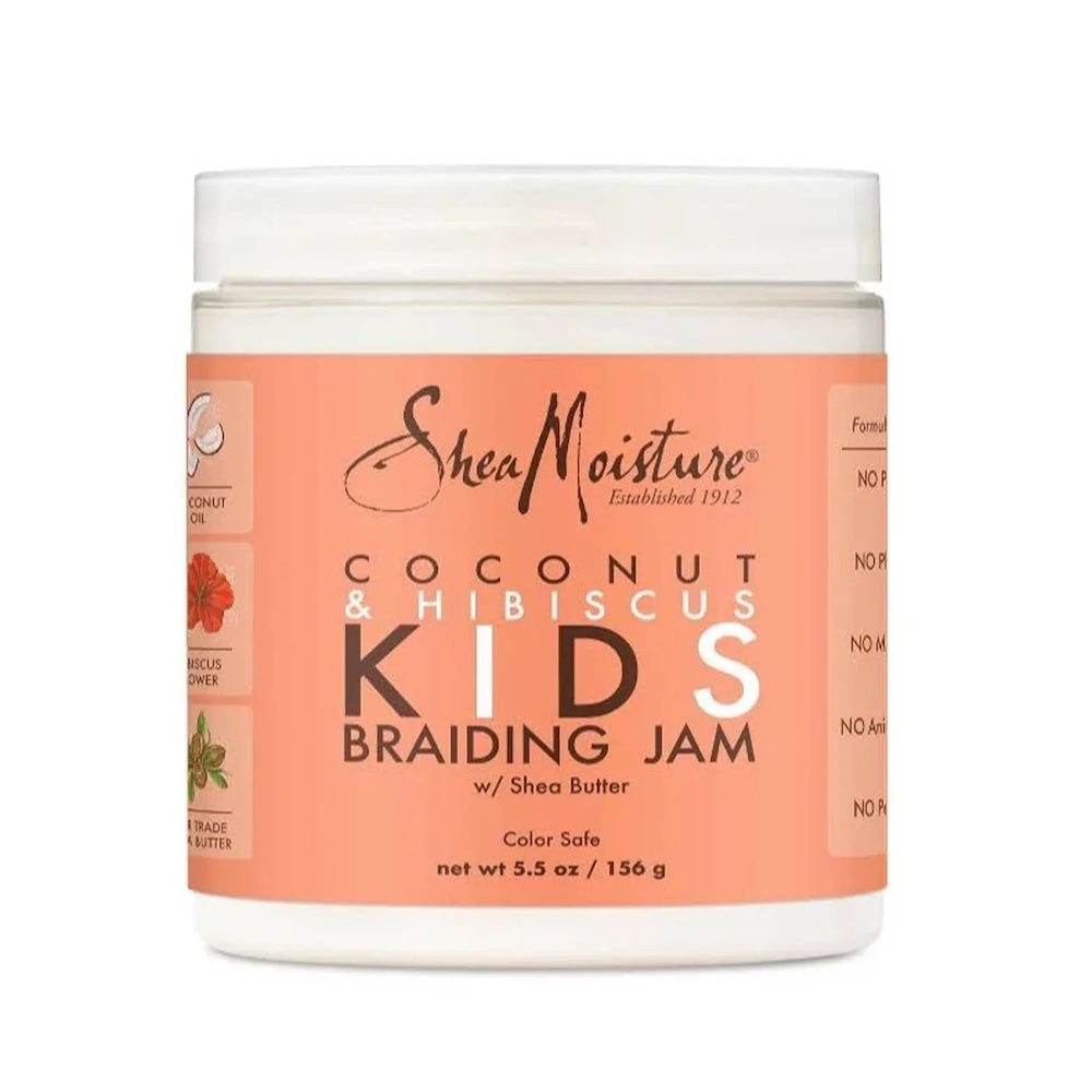 SHEA MOISTURE COCUNUT & HIBISCUS KIDS BRAIDING JAM / 5.5FL.OZ / 156G