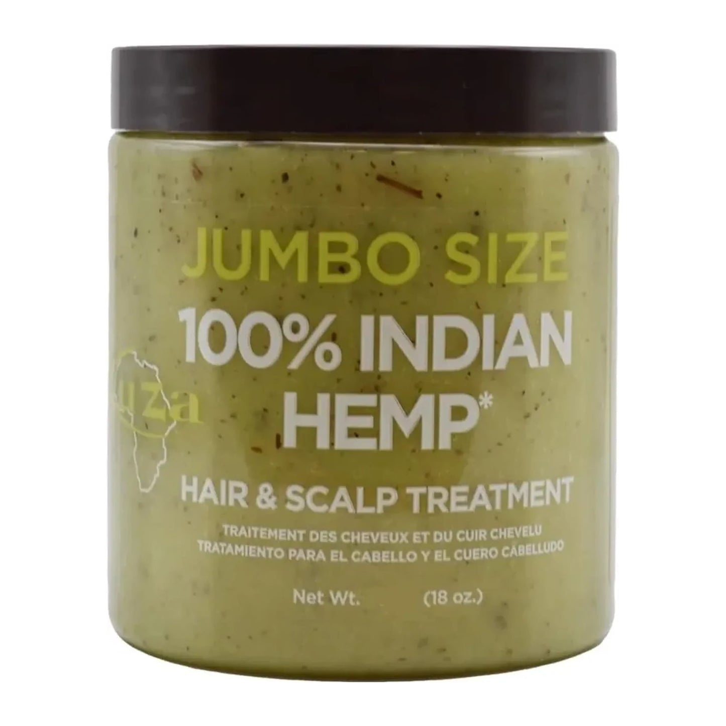 Kuza Indian Hemp Hair & Scalp Treatment jumbo 18oz herbal hair creme