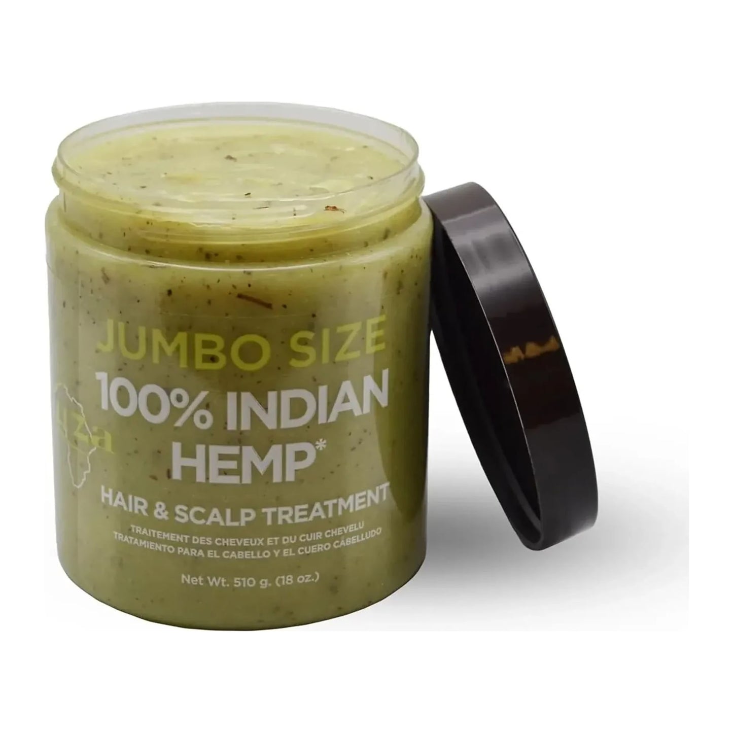 Kuza Indian Hemp Hair & Scalp Treatment jumbo 18oz herbal hair creme