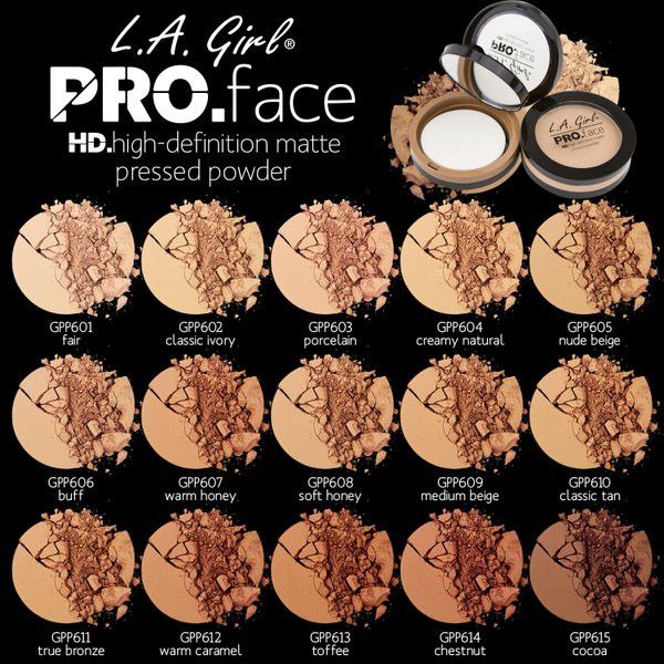 L.A. GIRL Pro Face HD High Definition Matte Pressed Powder 7g