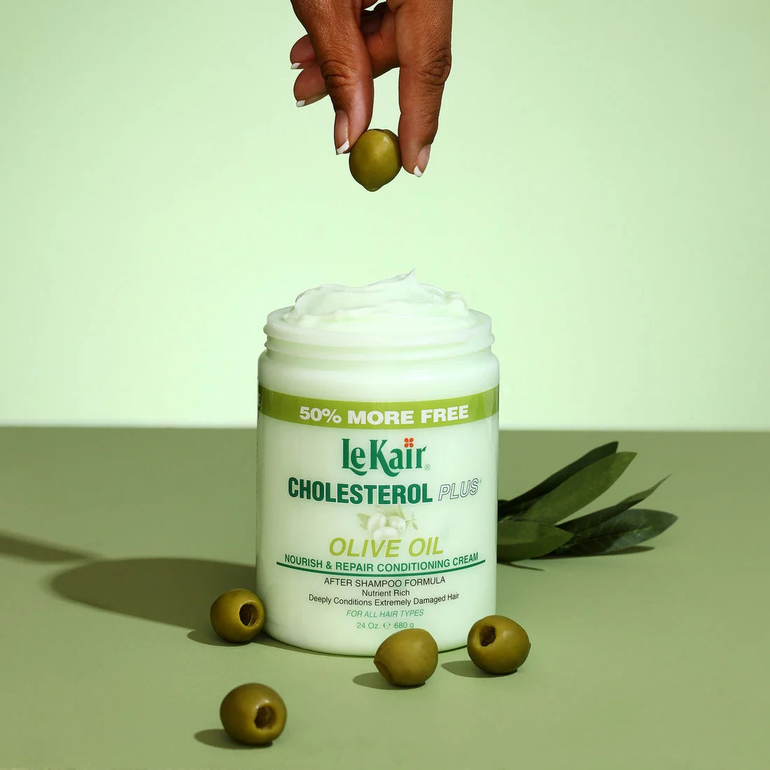 Lekair Cholesterol Plus Jamaican Black Castor Oil Deep Treatment Cream 680g jar