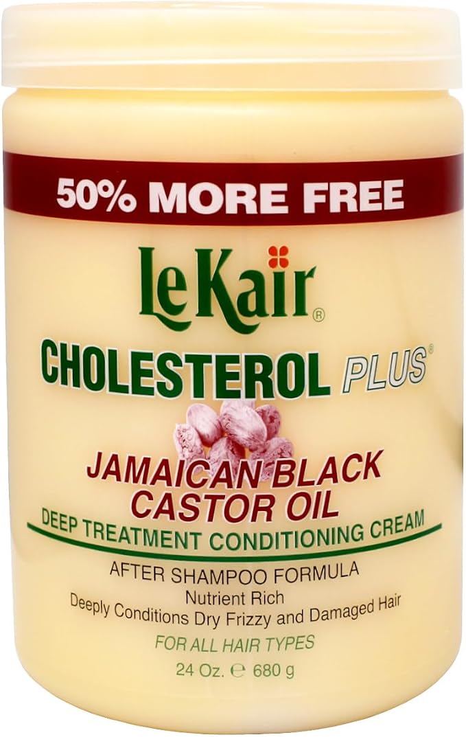 Lekair Cholesterol Plus Jamaican Black Castor Oil Deep Treatment Cream 680g