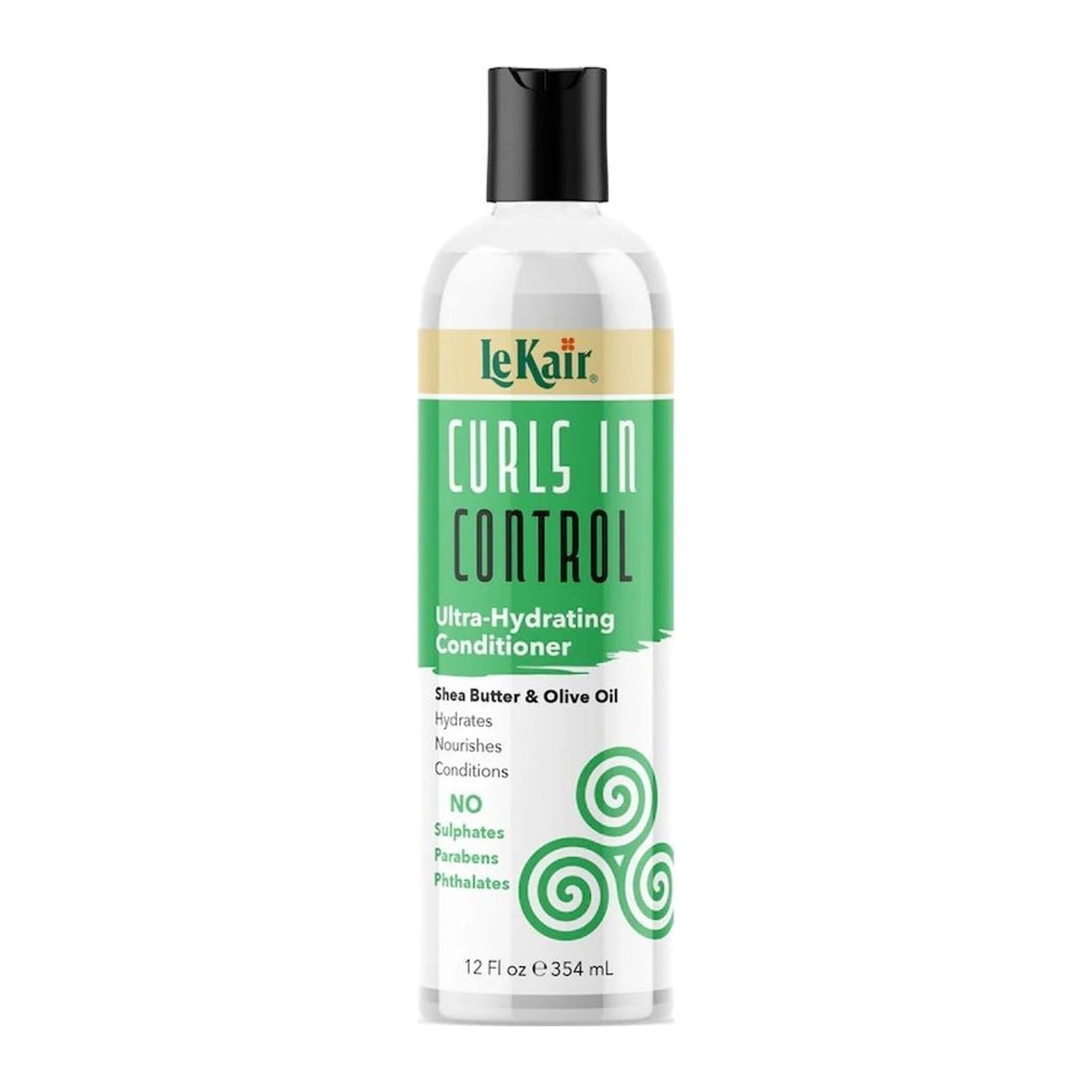 LeKair Curls In Control Ultra-Hydrating Conditioner 354ml bottle for curly and coily hair