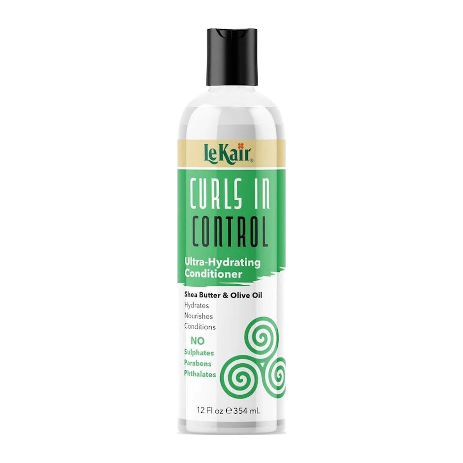 LeKair Curls In Control Ultra-Hydrating Conditioner 354ml bottle for curly and coily hair