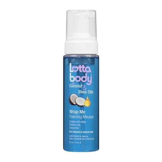 Lotta Body Coconut & Shea Oils Wrap Me Foaming Mousse 7oz can