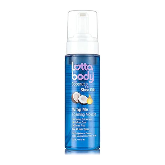 Lotta Body Coconut & Shea Oils Wrap Me Foaming Mousse 7oz can