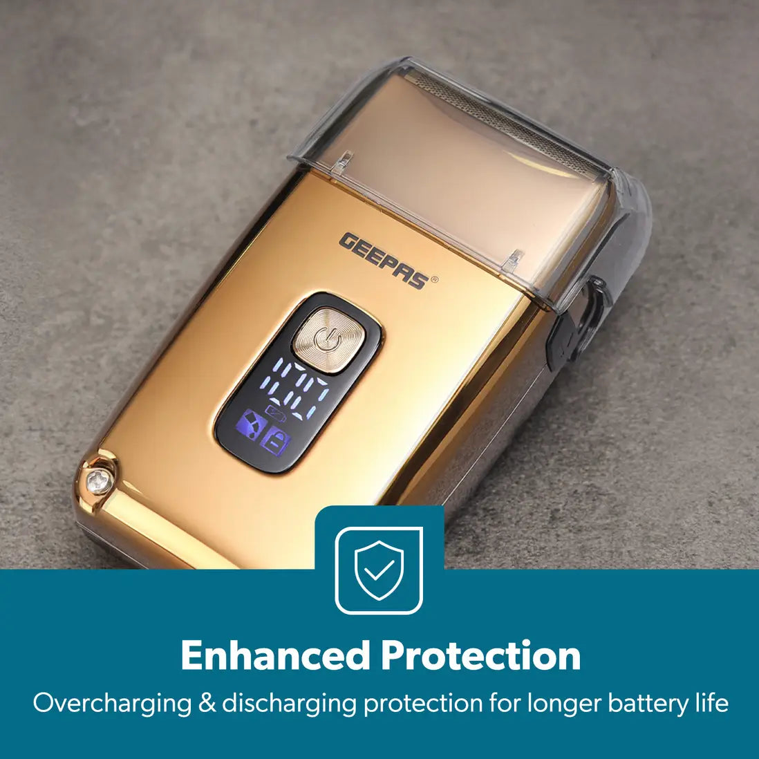 Geepas Foil Shaver Waterproof Electric Razor for Men