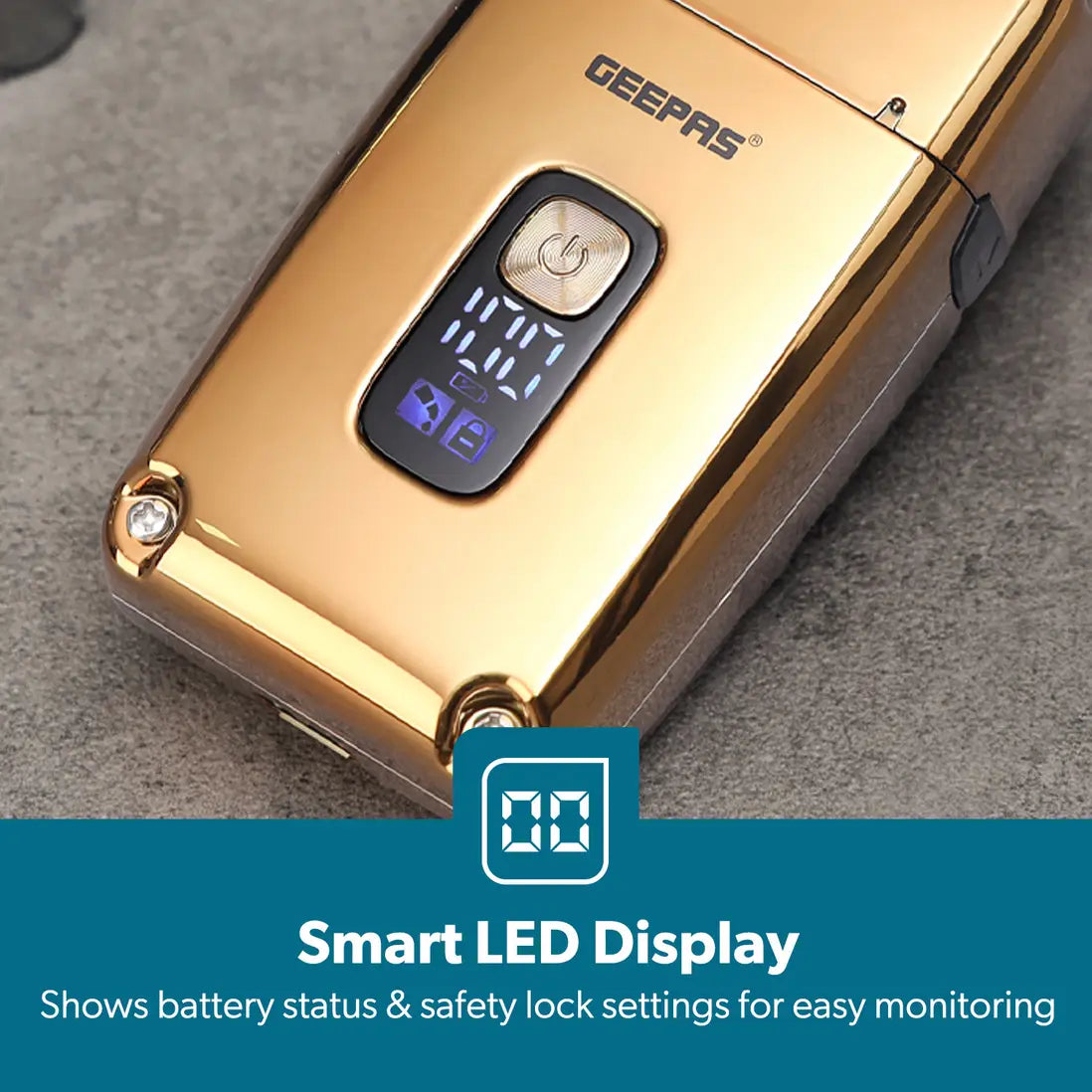 Geepas Foil Shaver Waterproof Electric Razor for Men