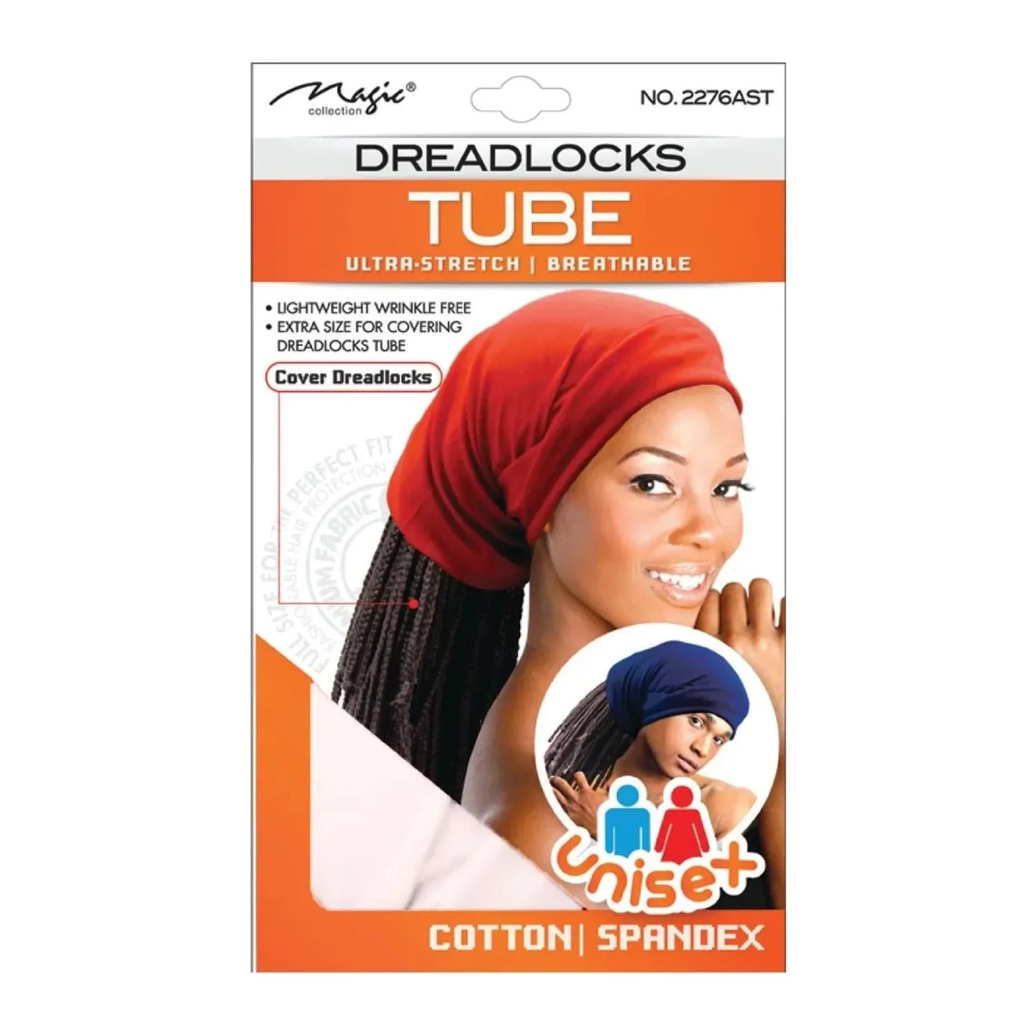 Magic Collection unisex stretch dreadlocks tube for locs, braids and twists
