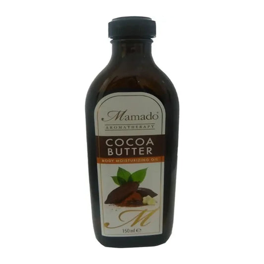Mamado Cocoa Butter Moisturising Body Oil 150ml bottle