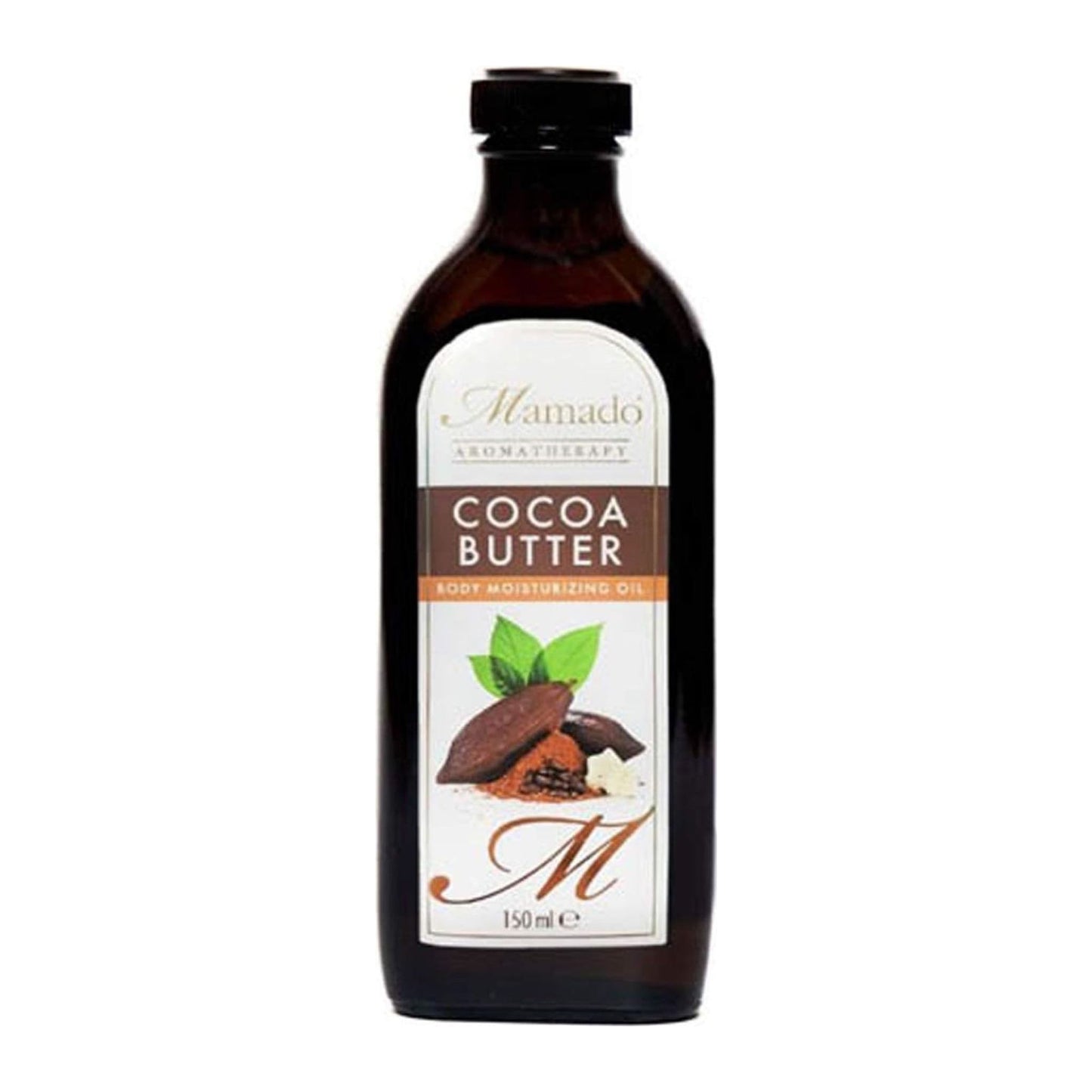 Mamado Cocoa Butter Moisturising Body Oil 150ml bottle