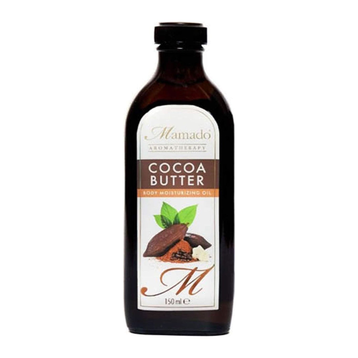 Mamado Cocoa Butter Moisturising Body Oil 150ml bottle