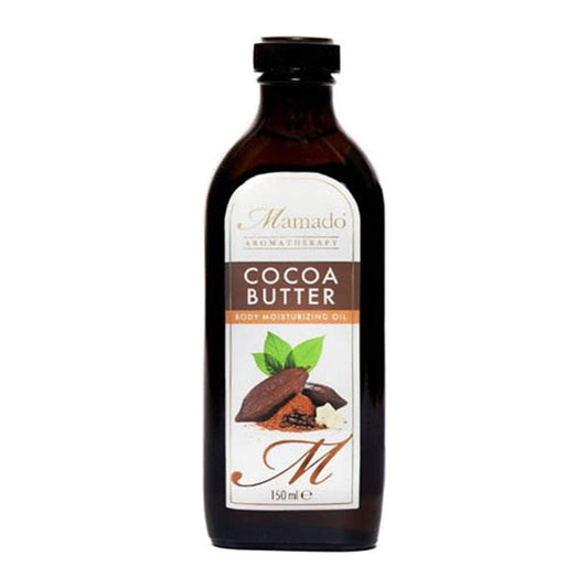 Mamado Cocoa Butter Moisturising Body Oil 150ml bottle