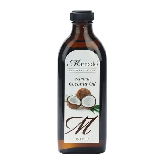 Mamado Natural Coconut Oil 150ml bottle for hair, scalp and skin
