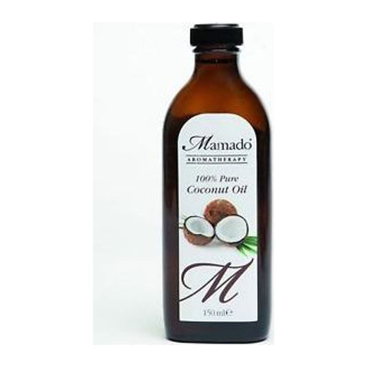 Mamado Natural Coconut Oil 150ml bottle for hair, scalp and skin