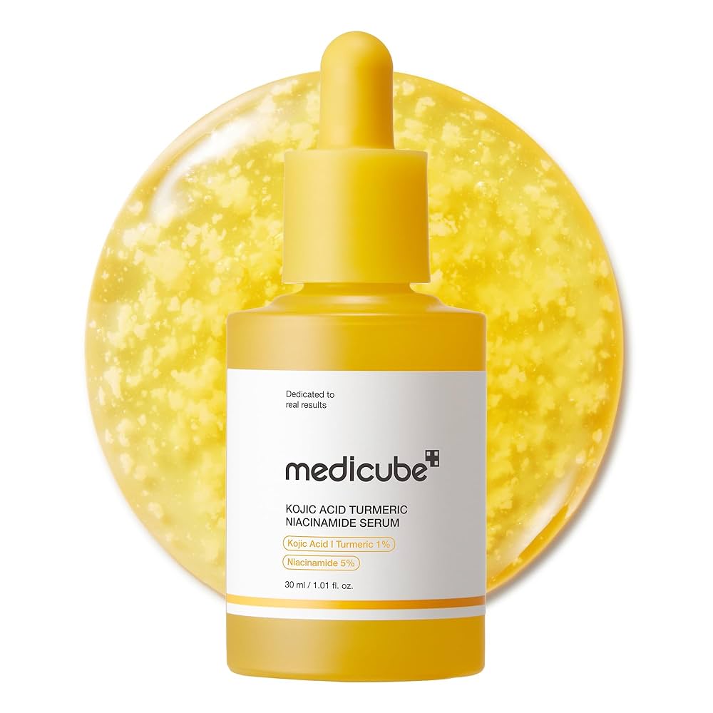 Medicube Kojic Acid Turmeric Niacinamide Serum 30ml dropper bottle