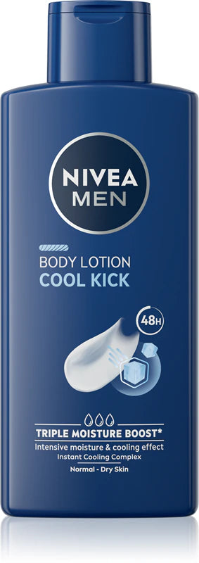 Nivea Men Cool Kick Normal To Dry Skin Body Lotion 400ml