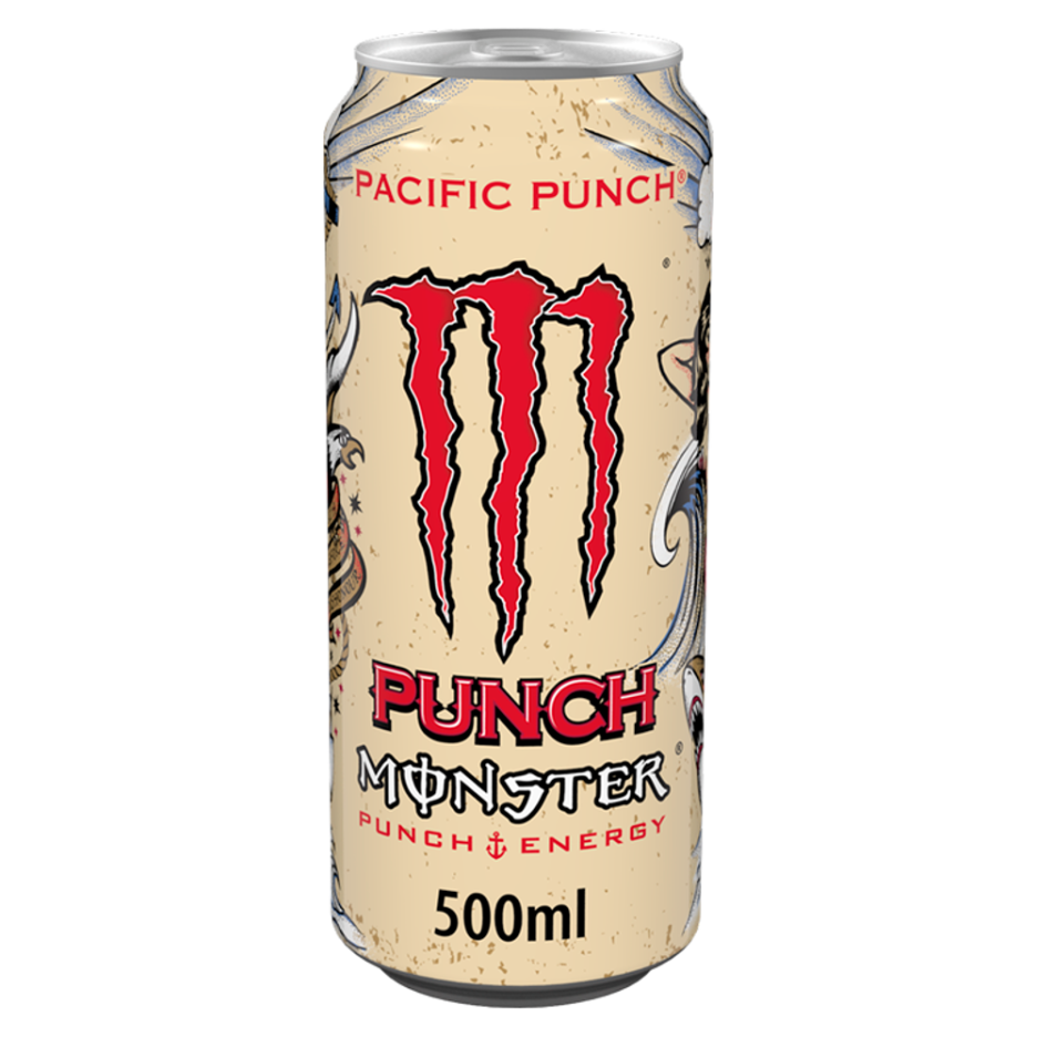 Monster Pacific Punch Energy Drink 500ml – CC Hair & Beauty