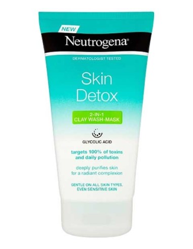 Neutrogena Skin Detox 2 In 1 Clay Wash Mask 150ml