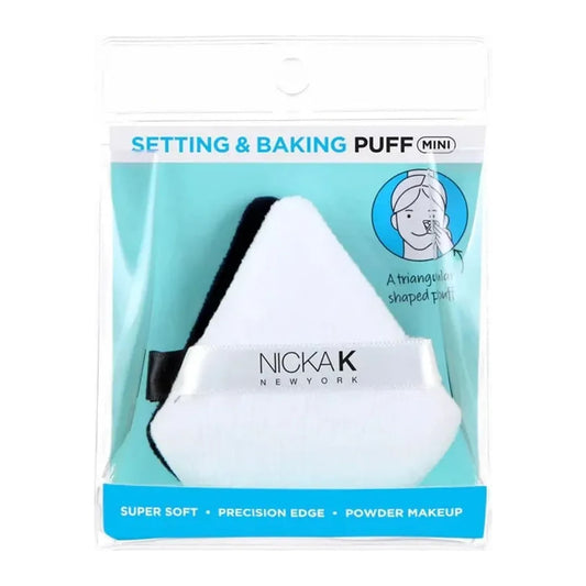 Nicka K New York Setting & Baking Mini Triangle Puff NS073 in black and white