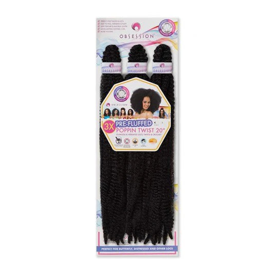 Obsession Bulk 3x Pre-Fluffed Poppin Twist - 20" Inches