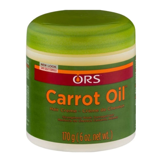 Organic Root Stimulator Carrot Oil Creme 170g jar for damaged hair