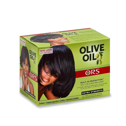 Organic Root Stimulator Olive Oil Built-in Protection No-Lye Hair Relaxer