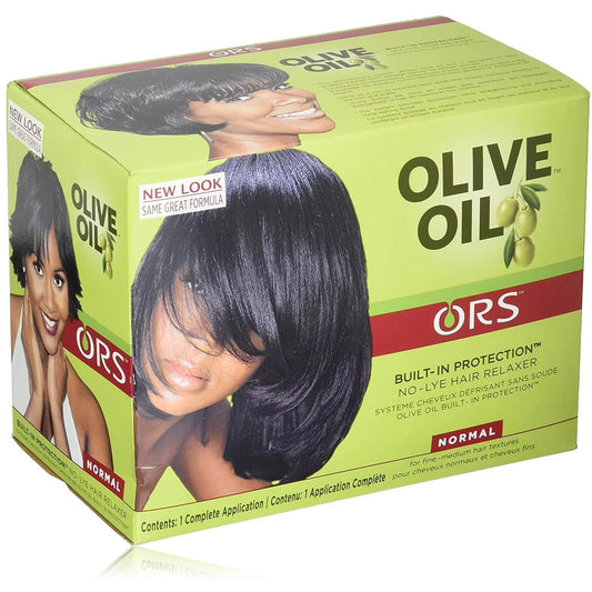 Organic Root Stimulator Olive Oil Built-in Protection No-Lye Hair Relaxer