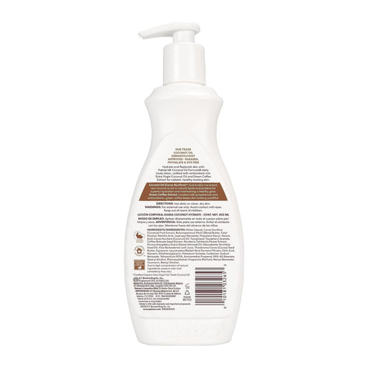 Palmers Coconut Oil Formula Body Lotion 400ml bottle with pump dispenser