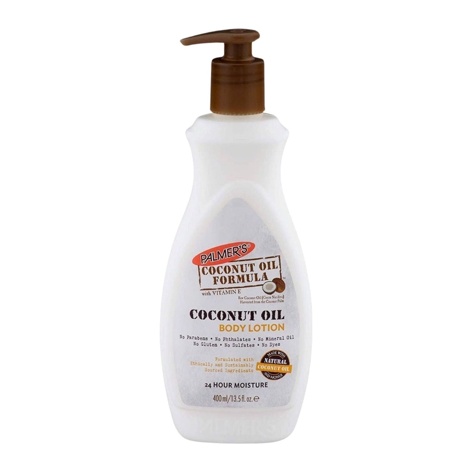 Palmers Coconut Oil Formula Body Lotion 400ml bottle with pump dispenser