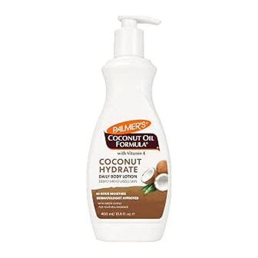 Palmers Coconut Oil Formula Body Lotion 400ml bottle with pump dispenser