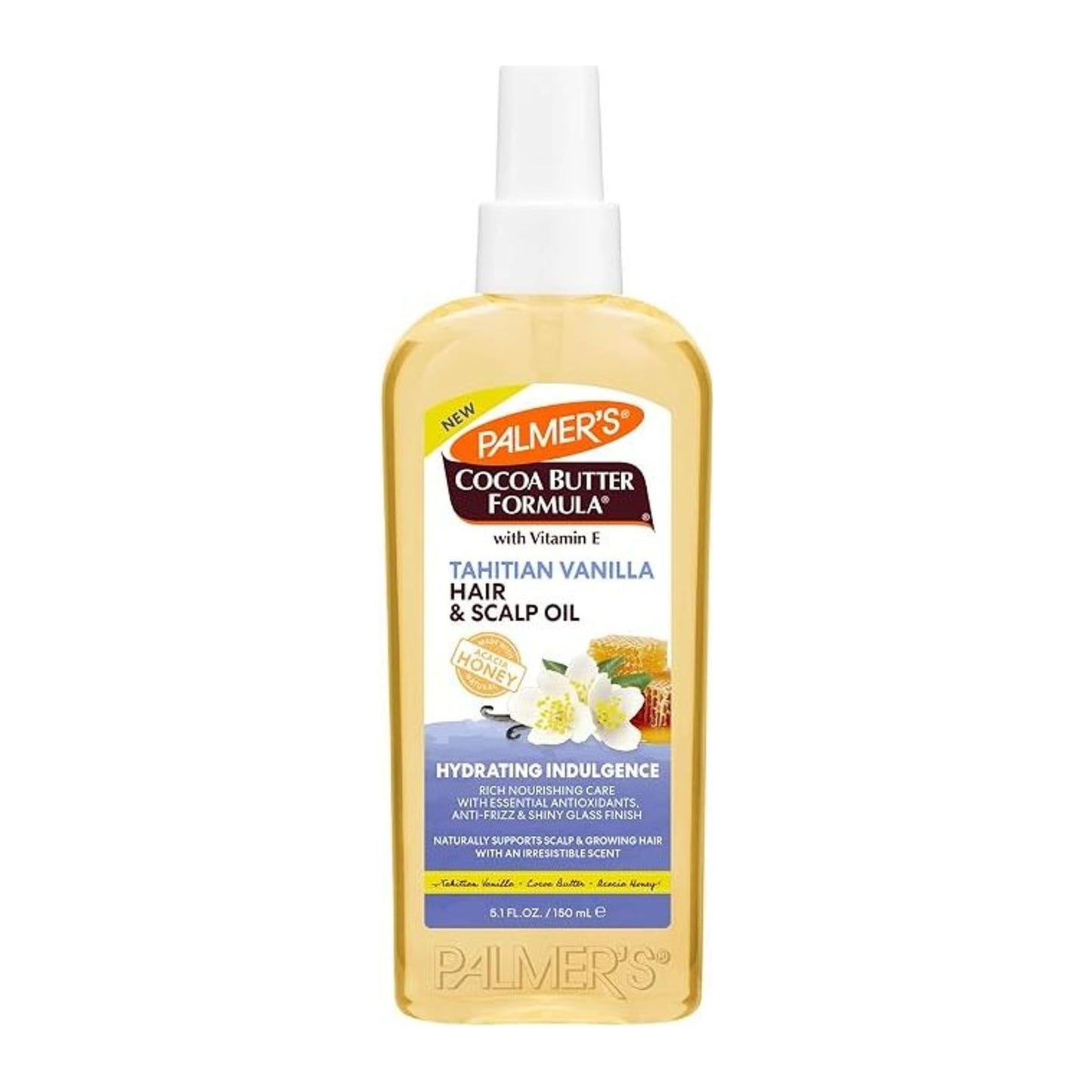 Palmers Tahitian Vanilla Hair & Scalp Oil with Cocoa Butter 150ml bottle