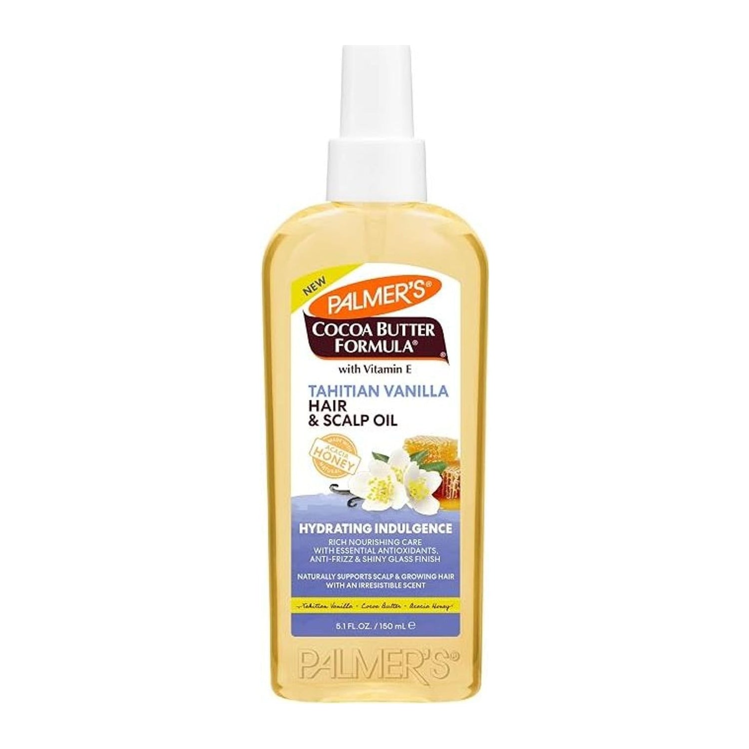 Palmers Tahitian Vanilla Hair & Scalp Oil with Cocoa Butter 150ml bottle