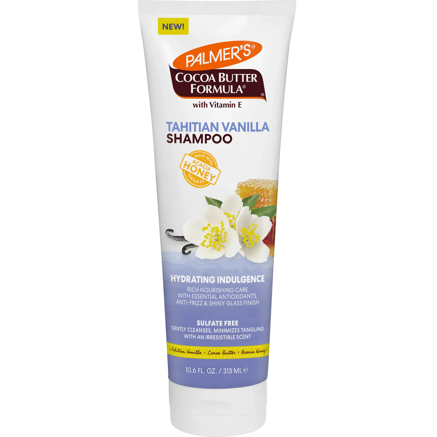 Palmers Cocoa Butter Formula Tahitian Vanilla Shampoo 313ml bottle front