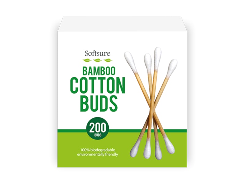 Bamboo Cotton Buds 200pk