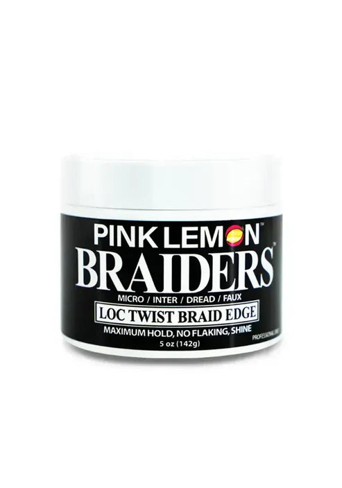 Pink Lemon Braiders Loc/Twist/Braid/Edge Gel 5OZ