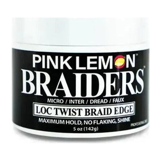 Pink - Lemon Pink Lemon Braiders Loc/Twist/Braid/Edge Gel 5OZ | CC Hair & Beauty Leeds