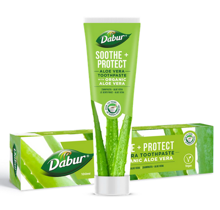 Dabur Soothe + Protect Aloe Vera Toothpaste 100ml