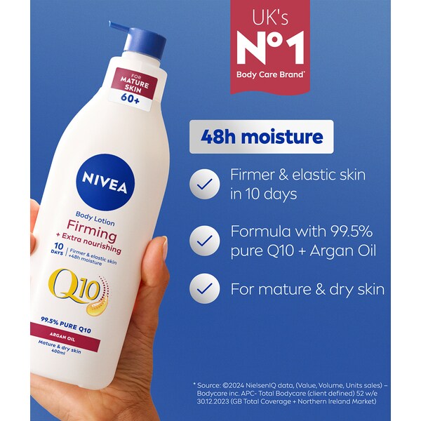 Nivea Q10 Firming + Nourishing Body Lotion Pump 400ml