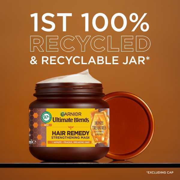 DNR Garnier Ultimate Blends Honey Treasures Hair Mask 340Ml