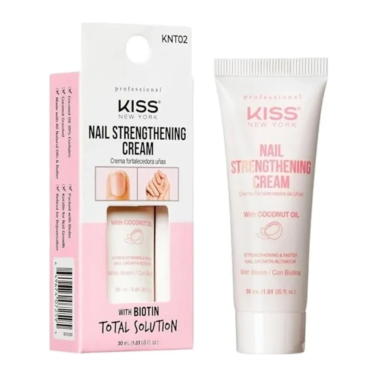 Kiss New York Professional Nail Strengthening Treatment with Biotin, Propolis and Tea Tree Oil
