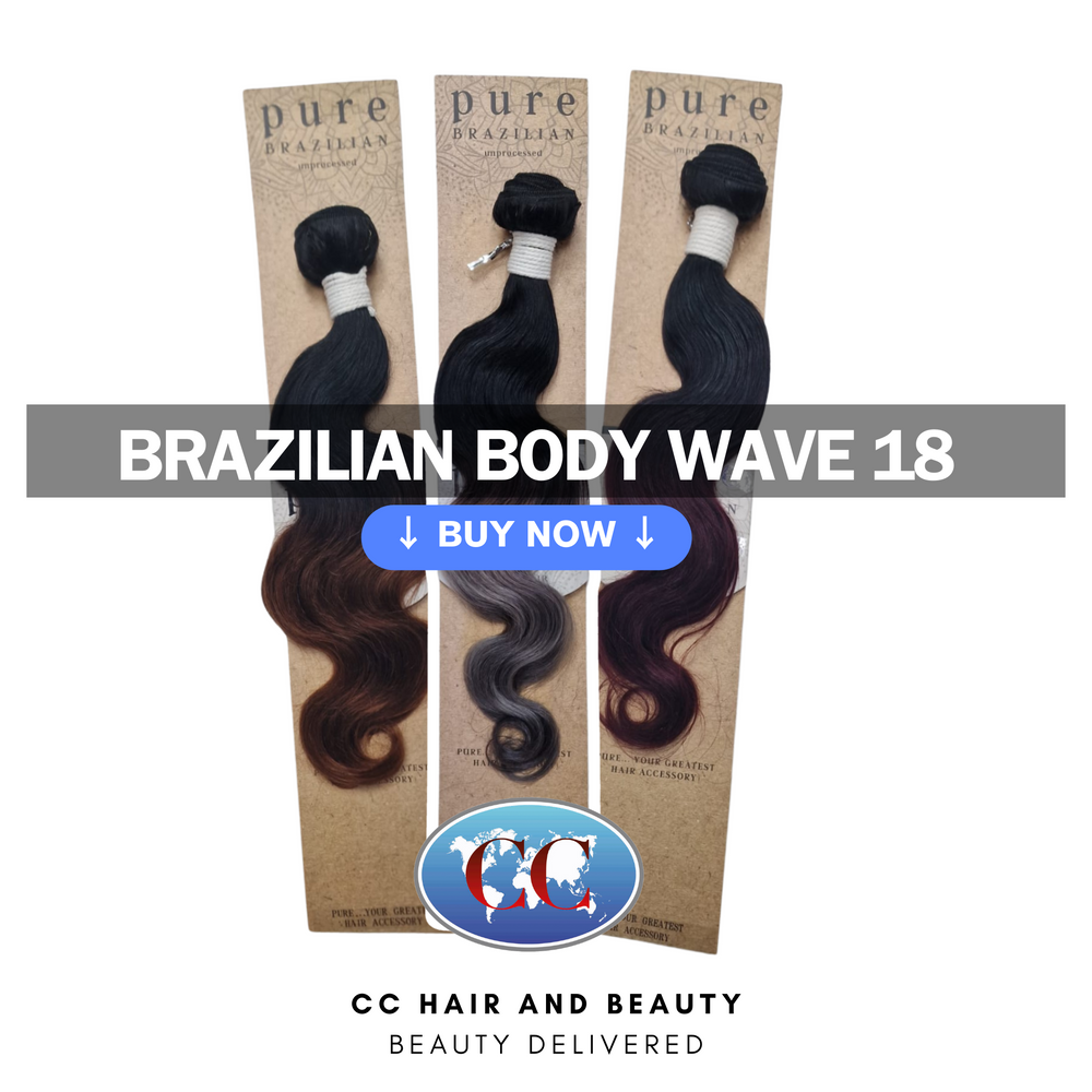Pure Brazilian Unprocessed Human Hair Extensions - Body Wave