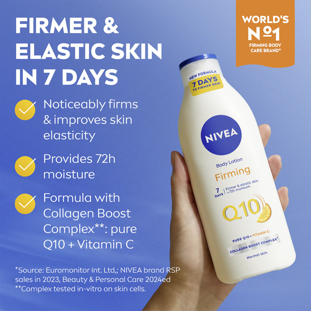 NIVEA Q10 + Vitamin C Firming Raffermissant Body Lotion 400ml