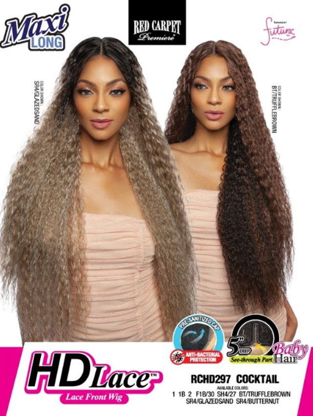 Mane Concept Red Carpet HD Lace Front Wig - RCHD297 Cocktail