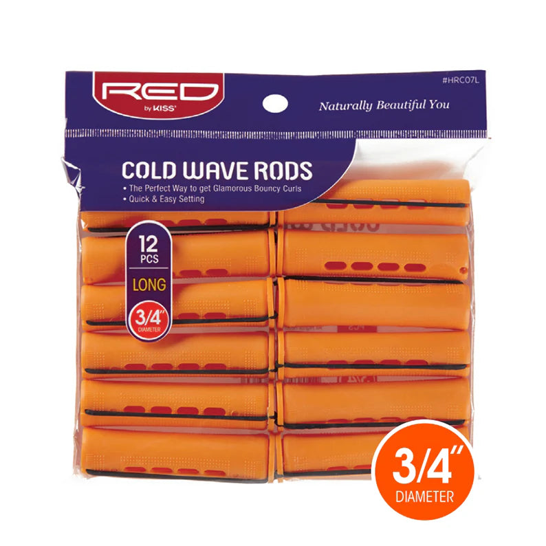 Red By Kiss Cold Wave Rods 3/4" 12pcs Long