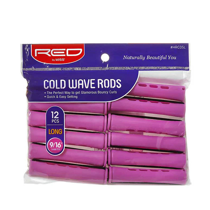 Red By Kiss Cold Wave Rods 9/16" 12pcs Long
