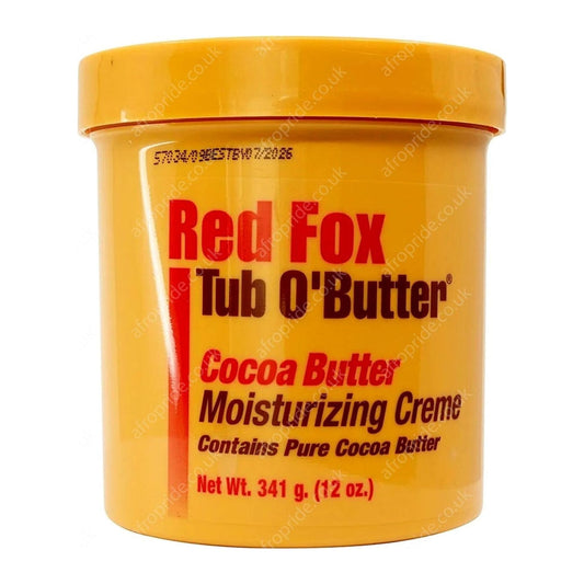 Red Fox Tub O'Butter Cocoa Butter Moisturising Creme 12oz tub